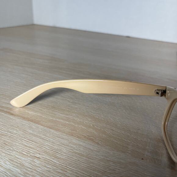 Ray-Ban RB2132 New Wayfarer 875 Sunglasses Frames Only Black Beige 52-18 - Picture 9 of 9